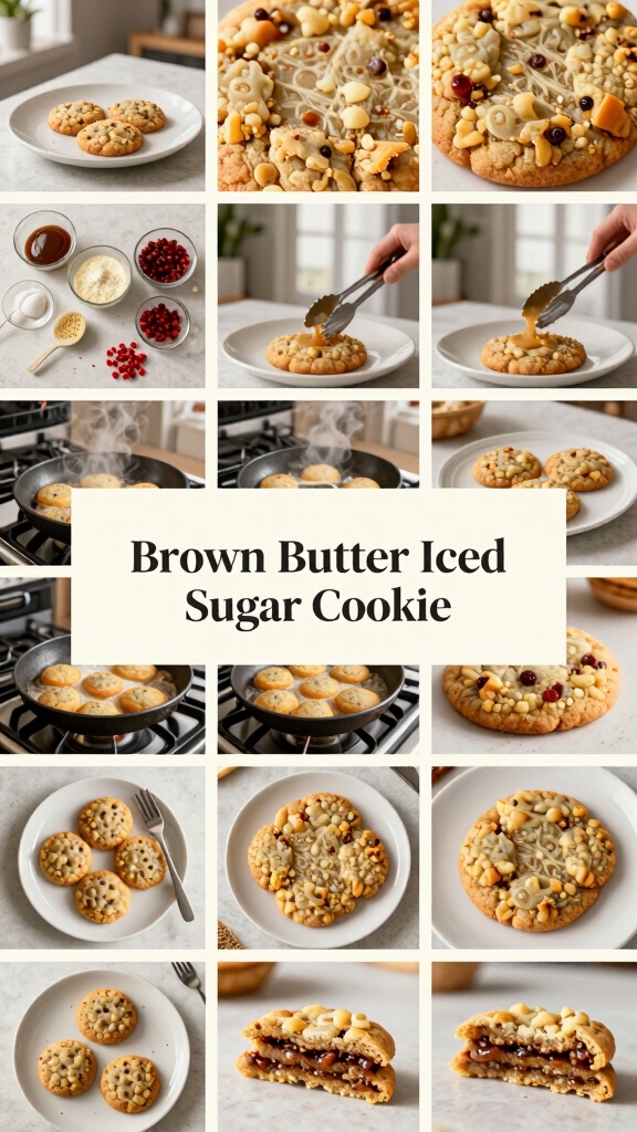 Brown Butter Iced Sugar Cookie