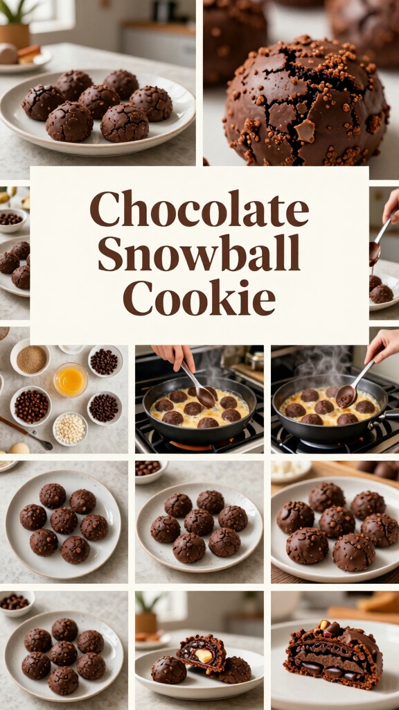 Chocolate Snowball Cookie