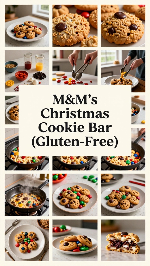 MMs Christmas Cookie Bar Gluten Free