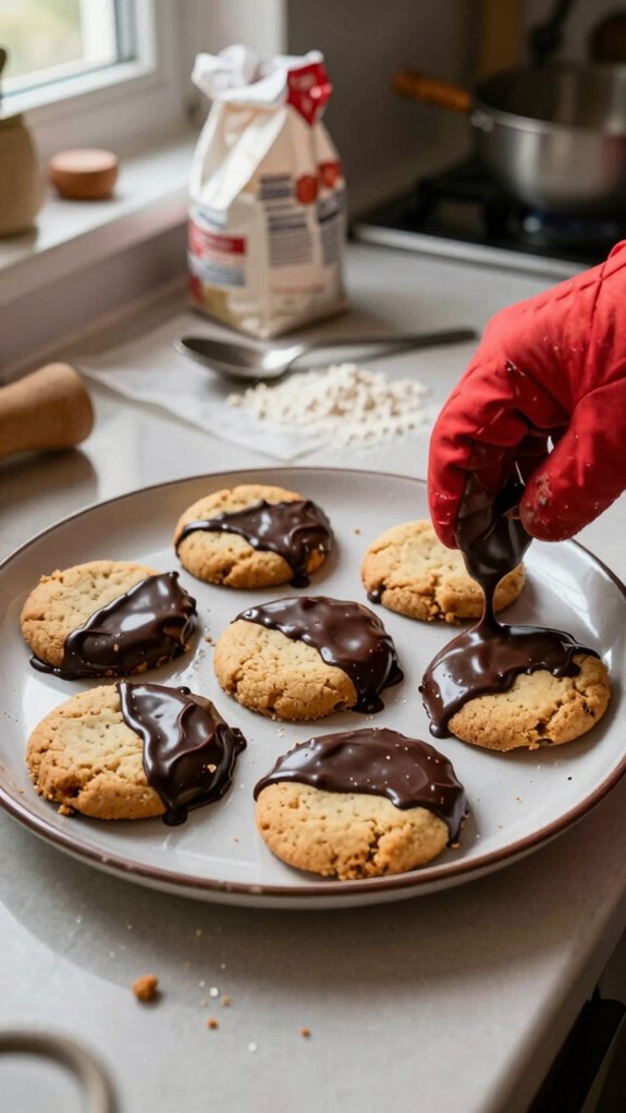 bake and dip cookies