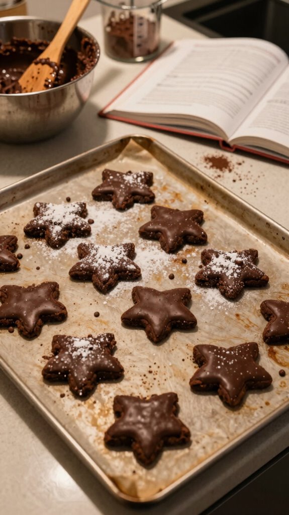 bake delicious chocolate cookies