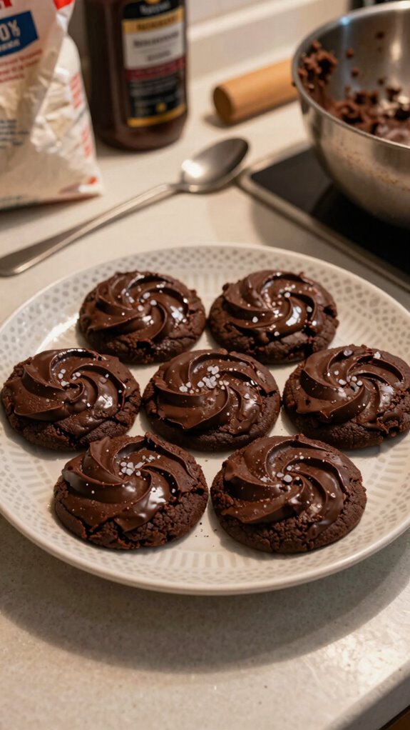 bake delicious chocolate cookies