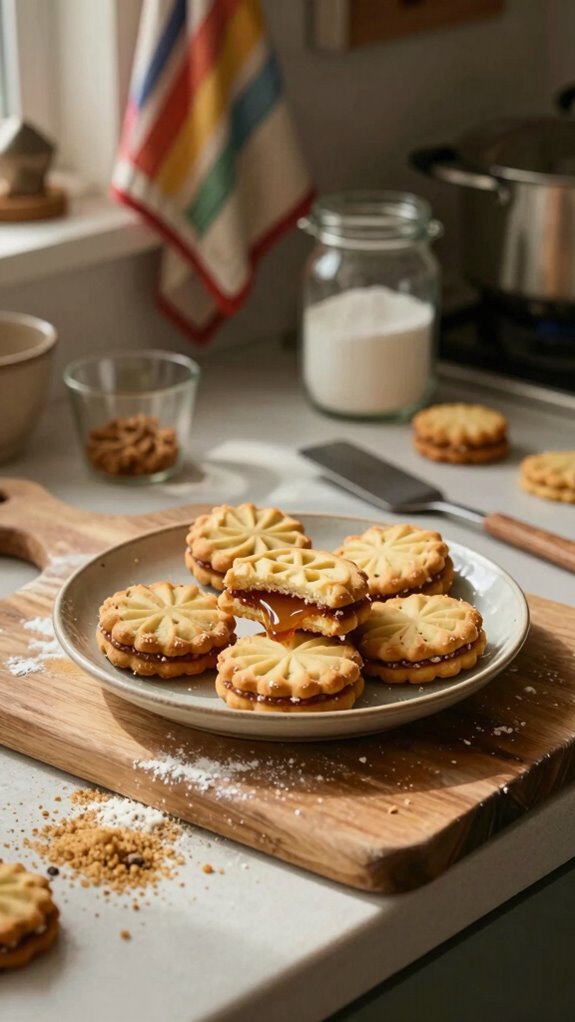 bake sandwich cookies together