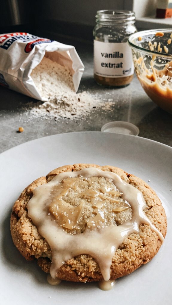 baking delicious cookies from scratch