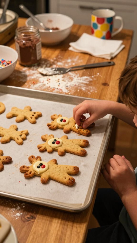 baking delicious homemade cookies