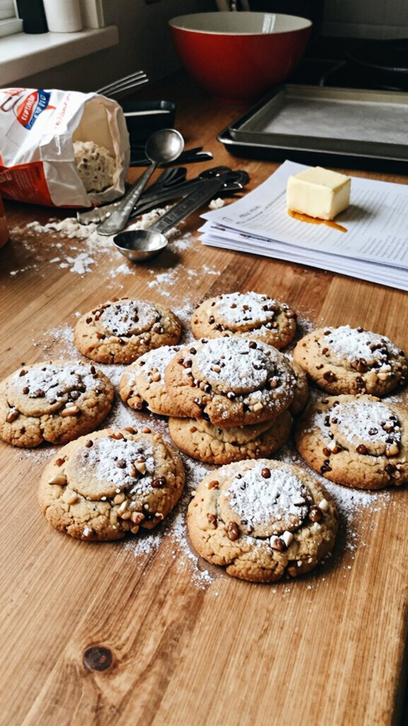 baking nutty powdered sugar cookies