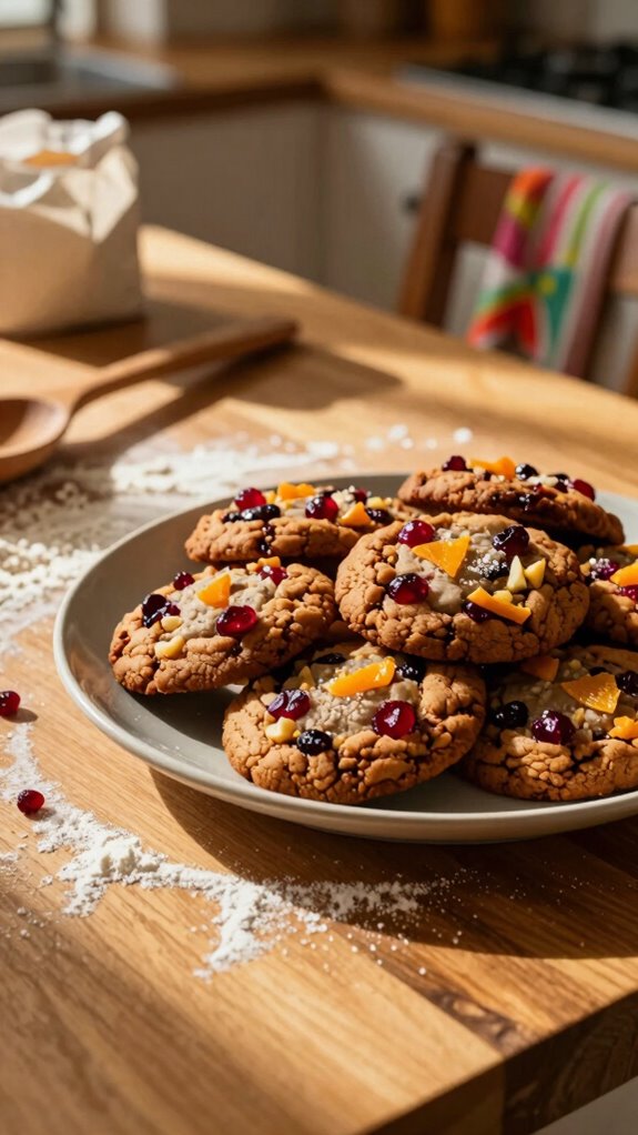 baking orange cranberry cookies