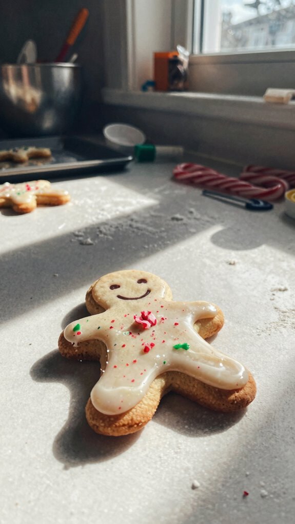 baking peppermint cookies step by step