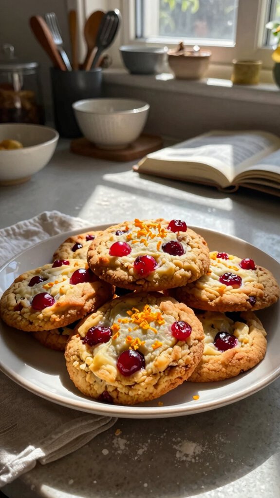 brown butter cranberry cookies