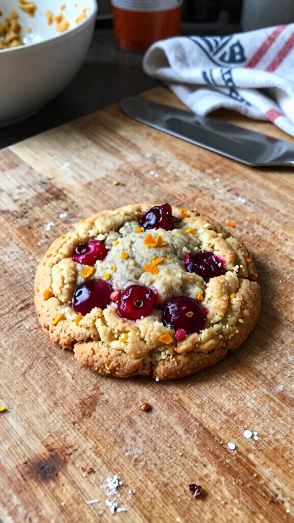 brown butter cranberry cookies