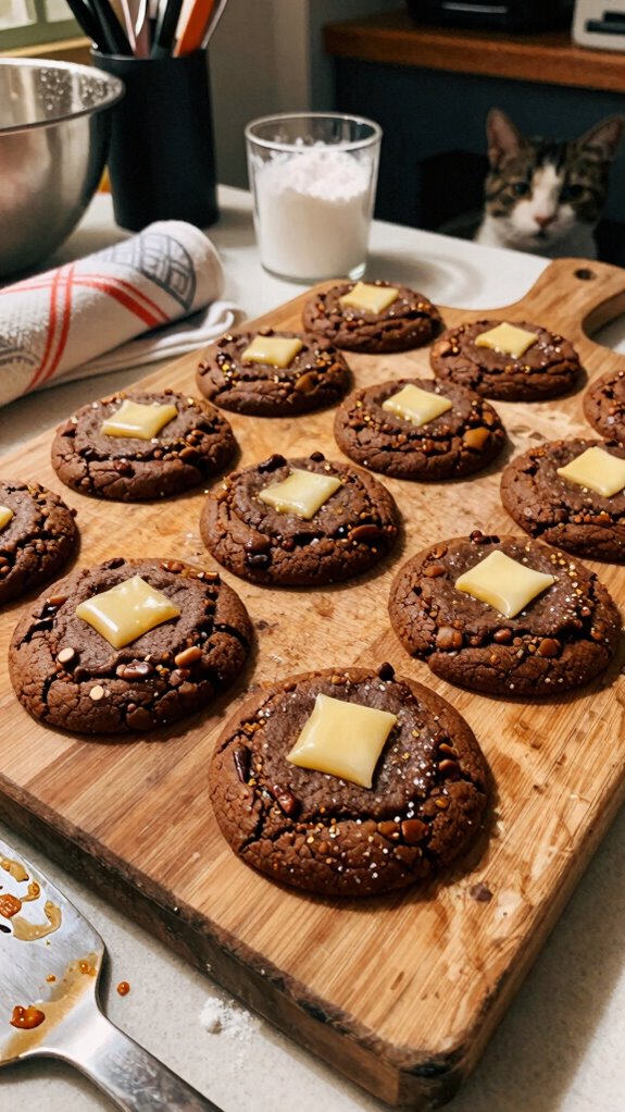 brown butter gingerbread cookies