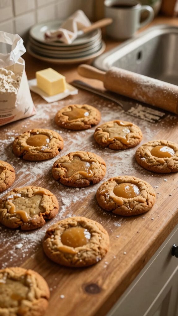 brown butter gingerbread cookies
