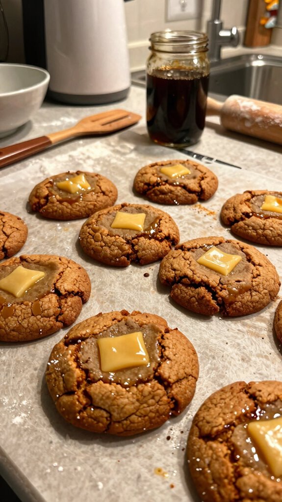 brown butter gingerbread cookies
