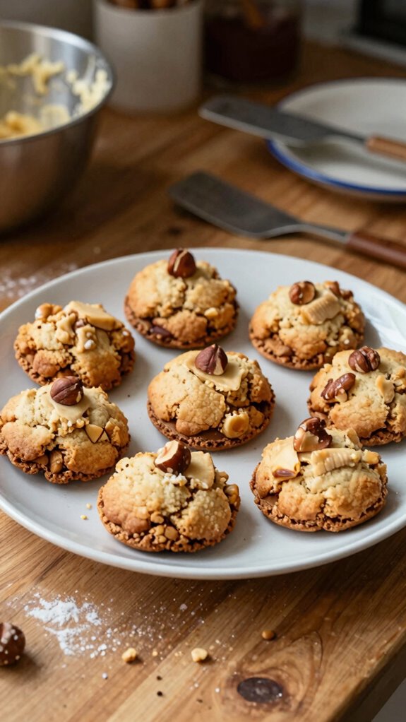 brown butter hazelnut macaroon
