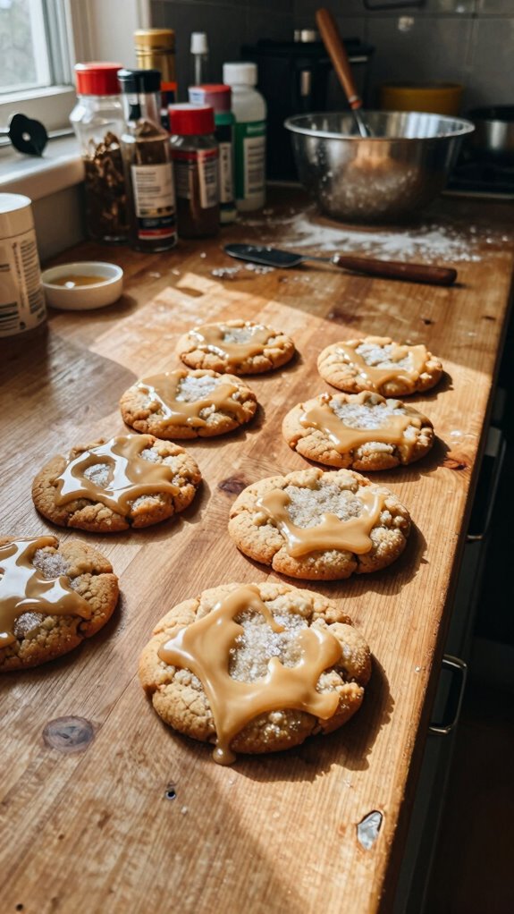 brown butter iced cookies