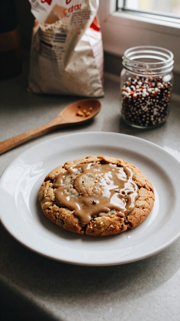 brown butter iced cookies