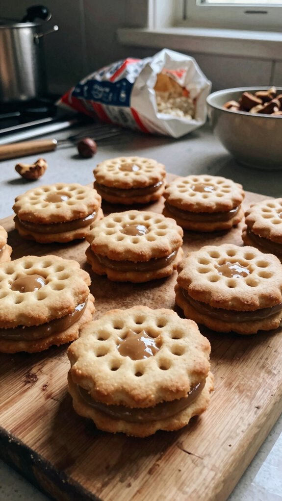 brown butter lace cookies