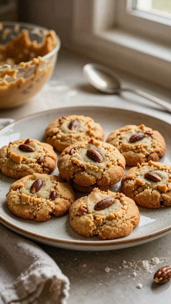 brown butter pine nut cookies