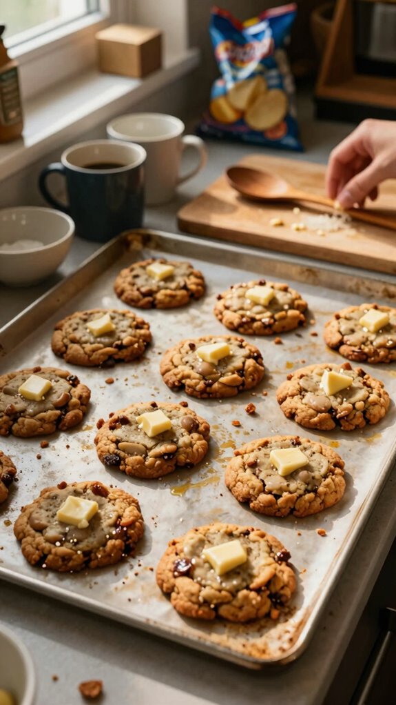 brown butter potato chip cookies