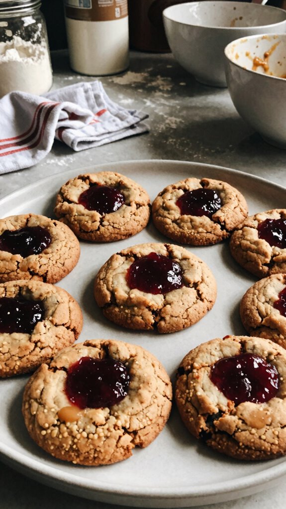 brown butter raspberry cookies