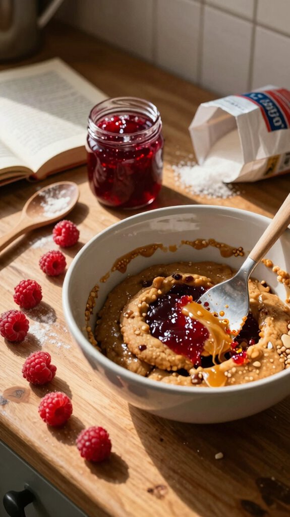 brown butter raspberry cookies