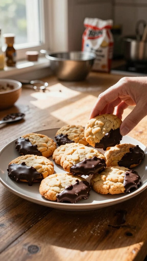 buttery crumbly shortbread cookies
