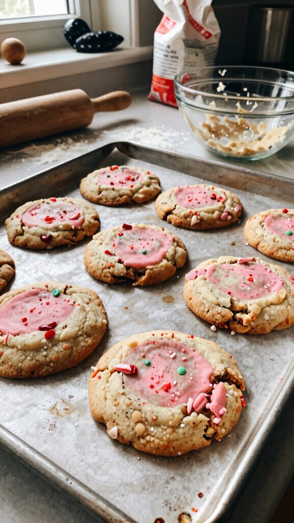 candy cane butter cookies