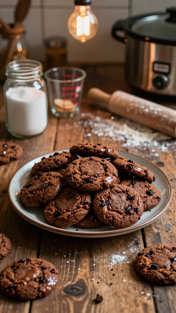 chewy spiced gingersnap cookies
