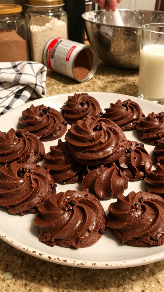 chocolate cookie baking instructions