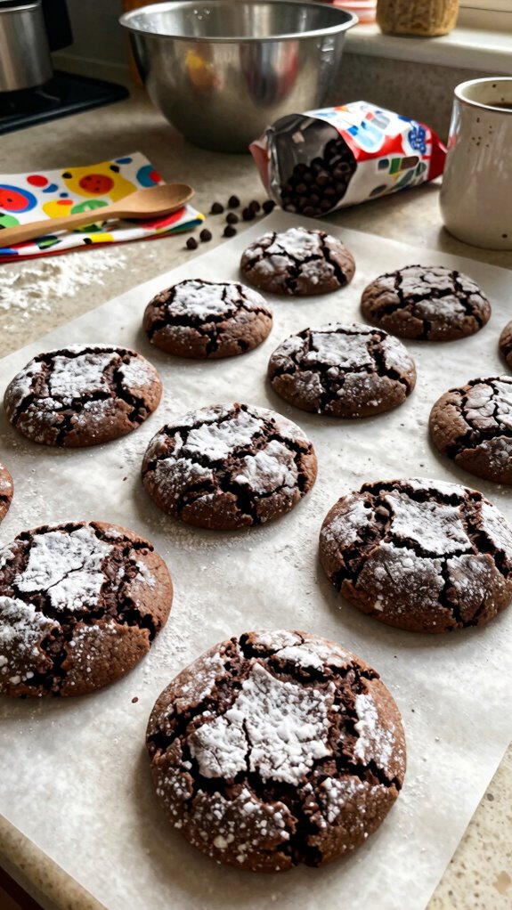 chocolate crinkle cookie bliss