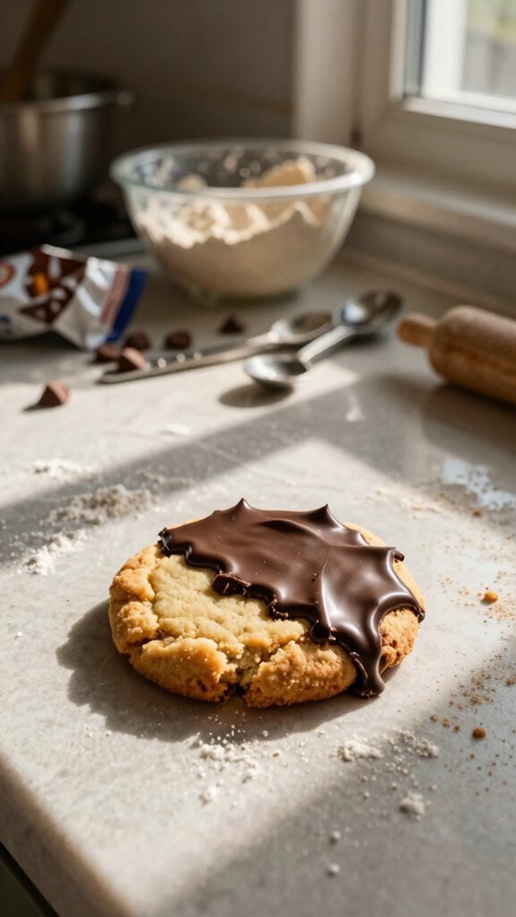 chocolate dipped shortbread cookies