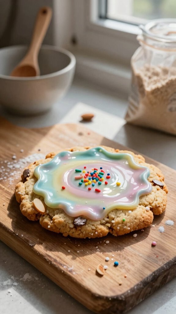 colorful platter edible glitter