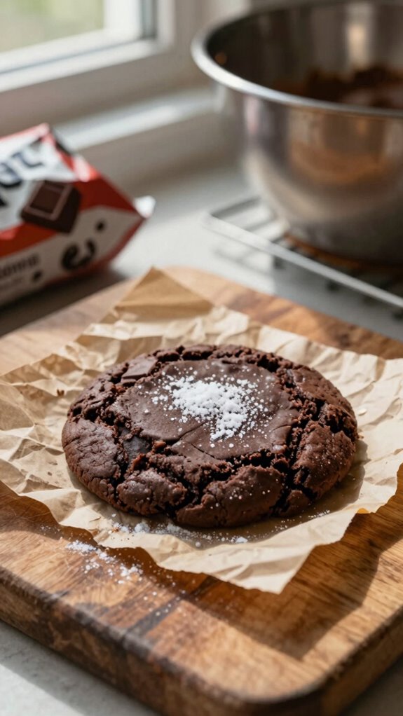 contrasting plate angled presentation