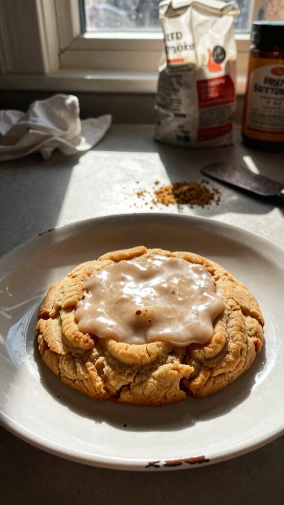 cookie plating and presentation