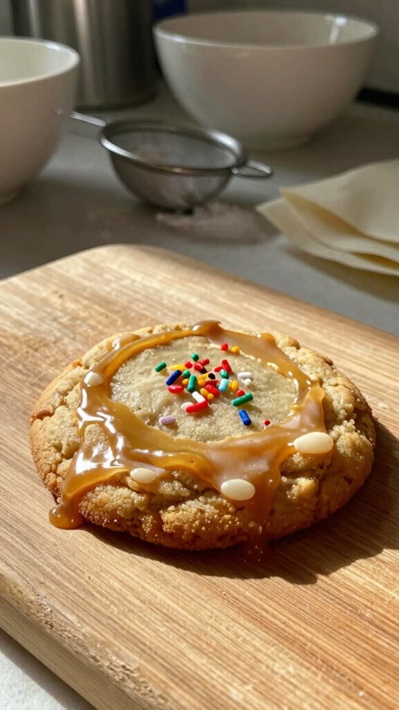 cookie presentation and garnishing