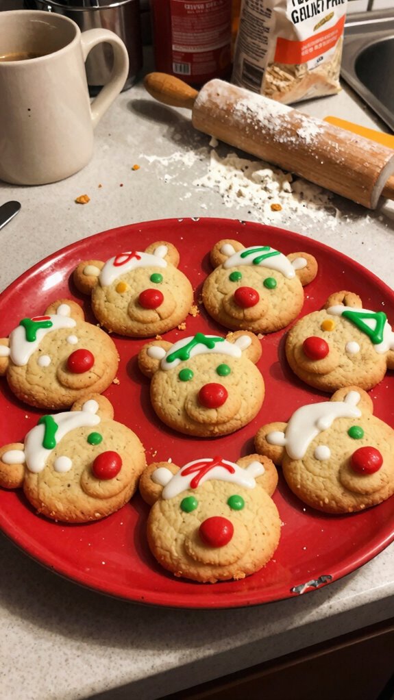 cozy rustic cookie presentation