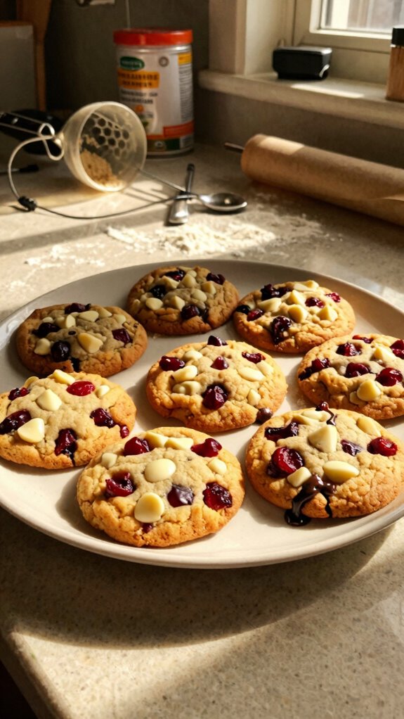 cranberry white chocolate cookies