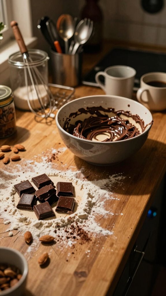 crumbly cocoa butter cookies