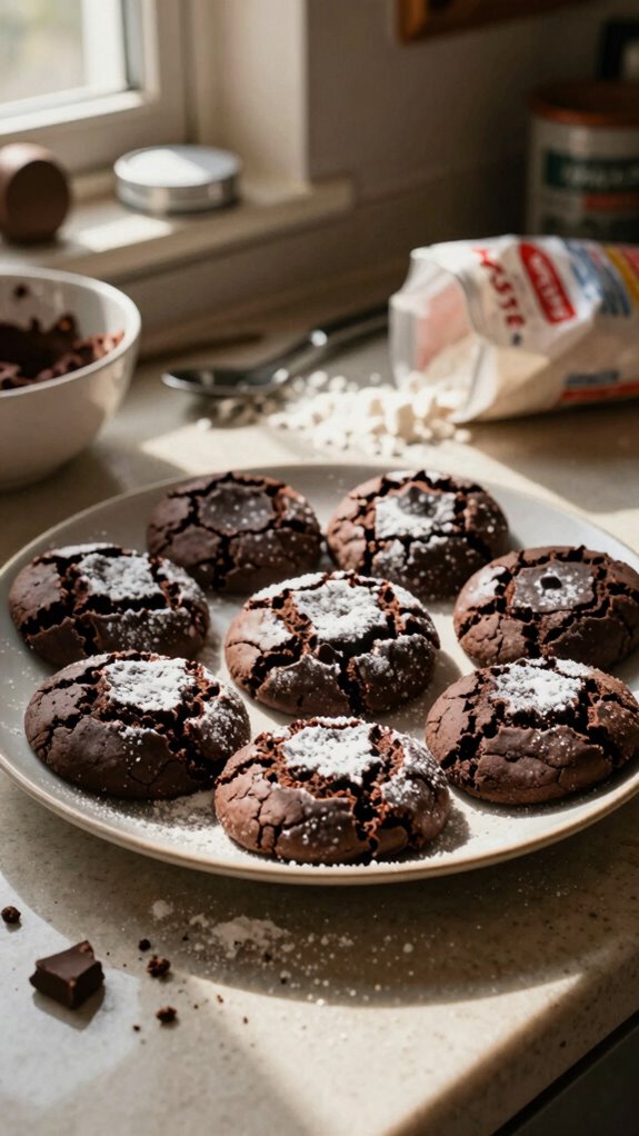 dark chocolate ginger cookies