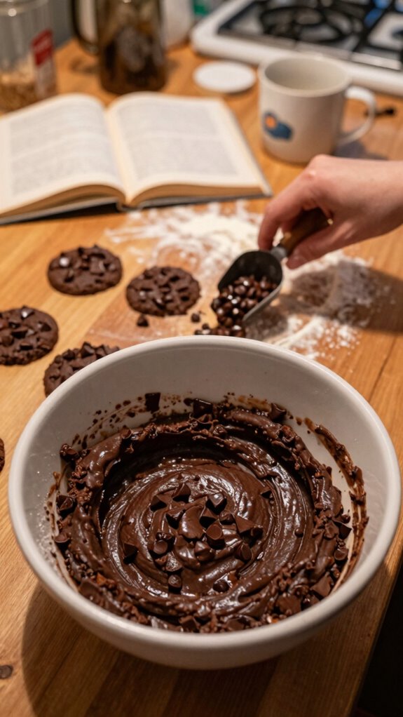 delicious chewy chocolate cookies