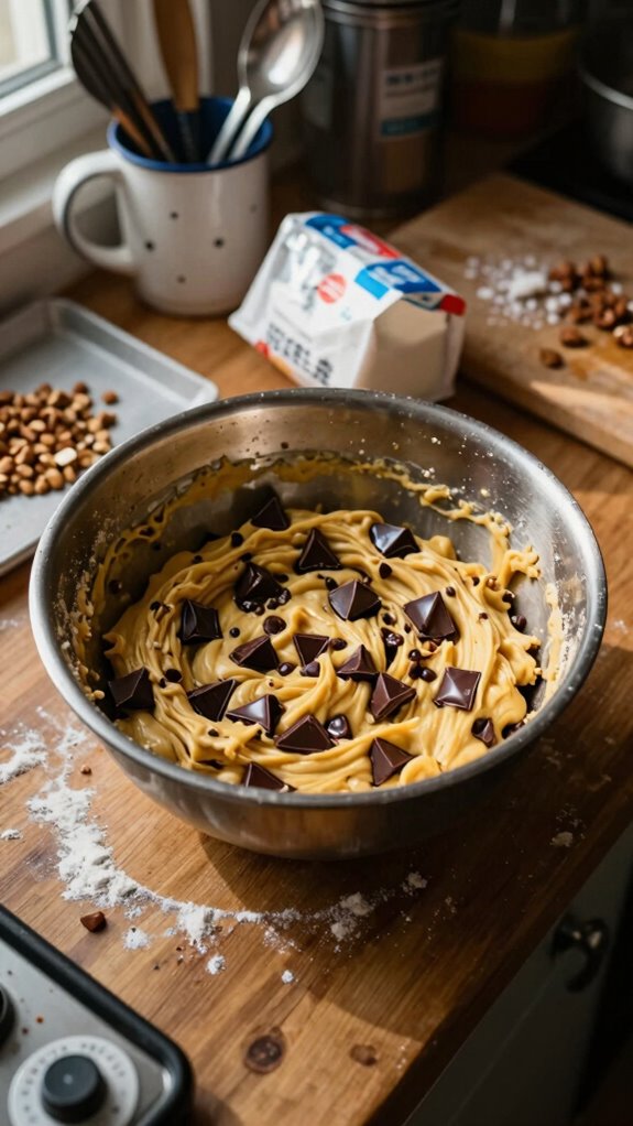 delicious chocolate chunk cookies