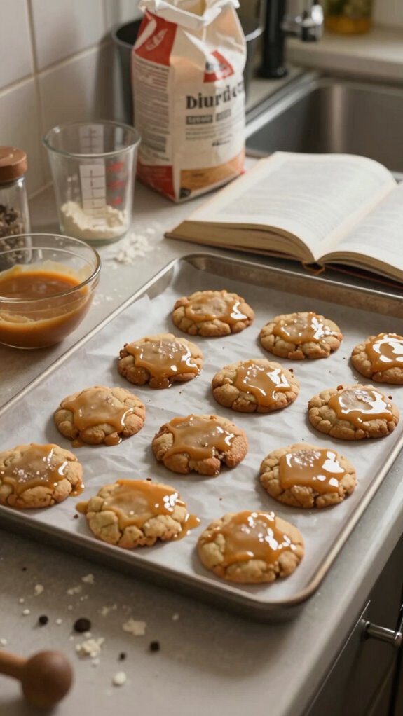 delicious cookie baking process