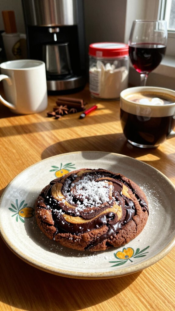 drinks enhancing chocolate cookies