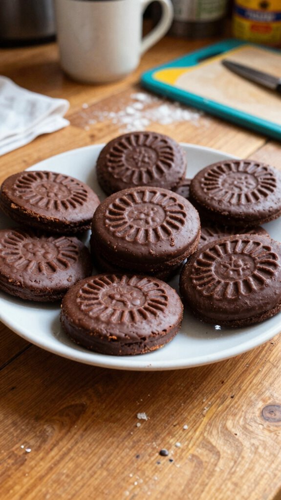 elegant chocolate platter presentation