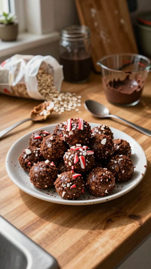 elegant energy bites presentation