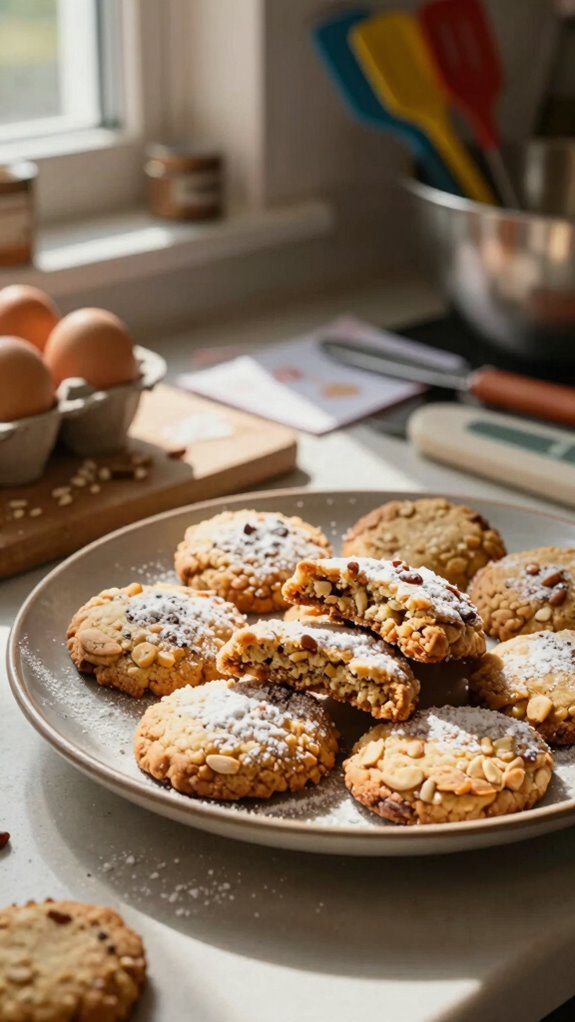 elegant gluten free shortbread presentation