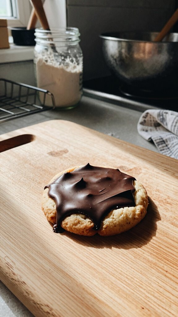 elegant shortbread cookie presentation