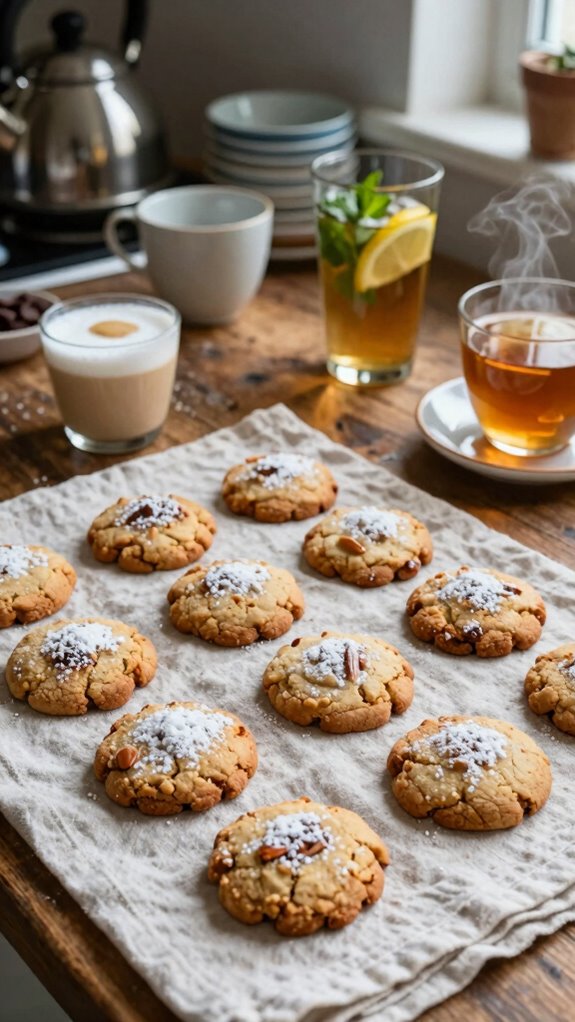 enhance shortbread with beverages