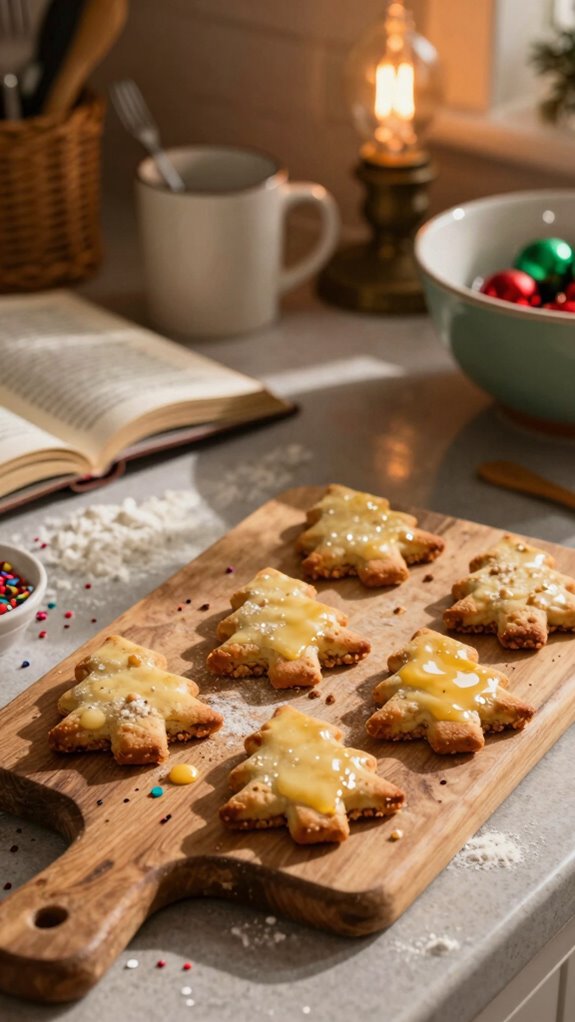 festive brown butter biscuits