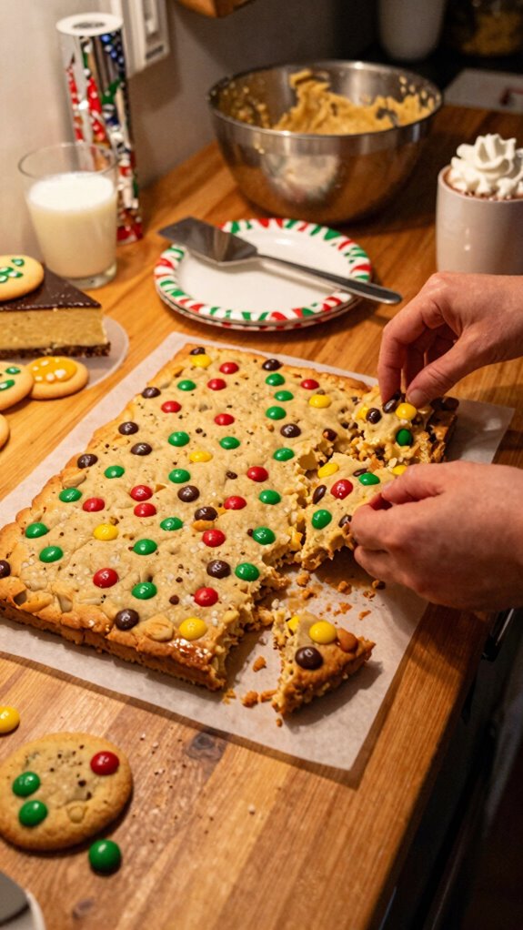 festive dessert and side